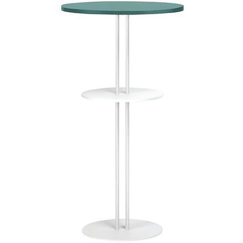 Mange Debout Roxane Ø 60cm 2 Plt Pc 2 Tubes Mousse/blanc