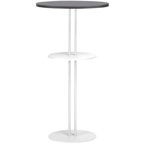 Mange Debout Roxane Ø 60cm 2 Plt Pc 2 Tubes Cendré/blanc