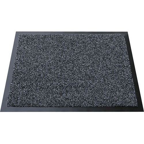 ID Mat - Tapis absorbant Figeac 120x180 cm Gris - Usage intensif, antidérapant, antistatique