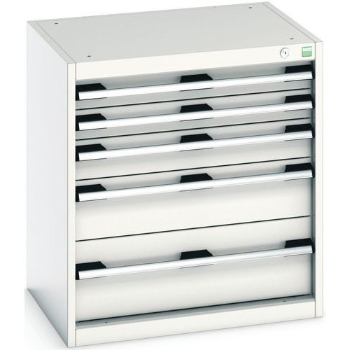 Bott 1 Armoire D'atelier à Tiroirs Cubio Sl-657-5.1 - Bott