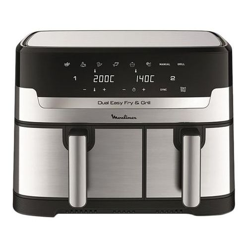 Friteuse à air chaud 8,3 L Dual Easy Fry Grill EZ905D20 Moulinex Friteuse à air chaud 8,3 L Dual Easy Fry Grill EZ905D20 Moulinex
