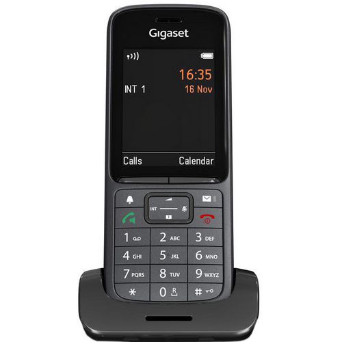 Gigaset - Combiné sans fil SL800H Pro DECT/GAP - Anthracite - 15h Conversation - 300h Veille - Mains Libres - Répondeur