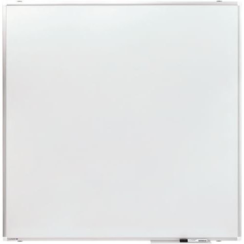 Premium Plus Tableau Blanc 120x120cm Émail Blanc