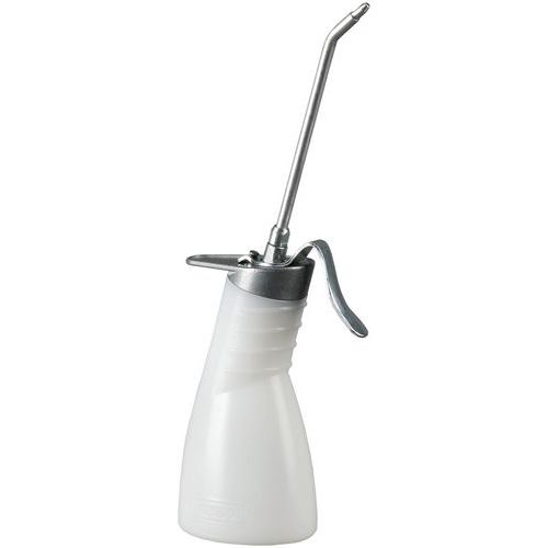 Burette D'atelier-200 Ml-pe Blanc-ewmp-bec Rigide-135 Mm