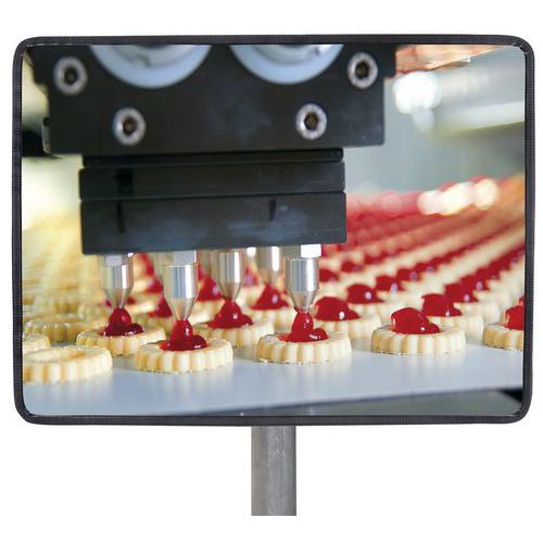 Miroir Plat De Contrôle â€“ 490 X 710 Mm