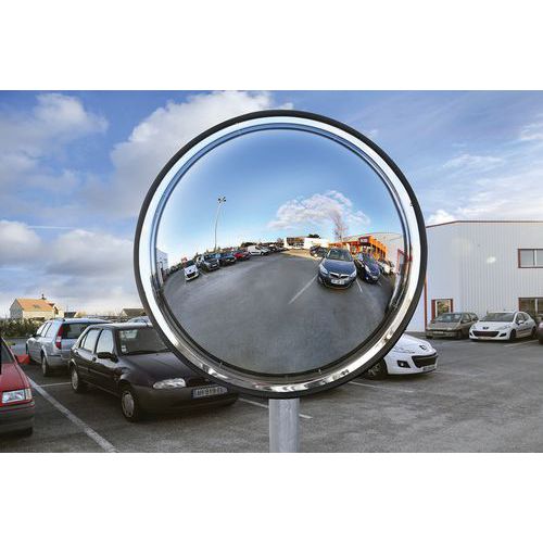 Miroir De Sécurité Convexe 180° - Demi-dôme En Acrylique 30cm - Pour Garage, Parking, Allée - Réduit Les Angles Morts