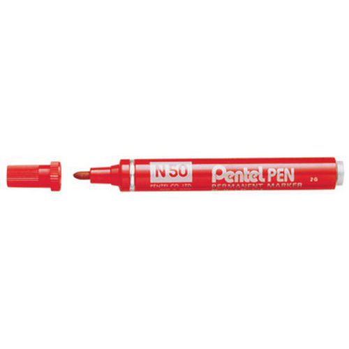 Marqueur Permanent N50 Pointe Ogive Rouge
