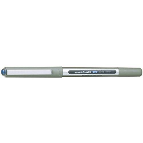 Uni-Ball - Stylo Roller UB-157 - Pointe Fine 0.5mm - Encre Bleue Liquide - Idéal Bureau