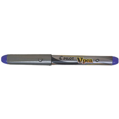 Stylo Plume V-pen Silver Violet