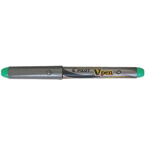 Stylo Plume V-pen Silver Vert