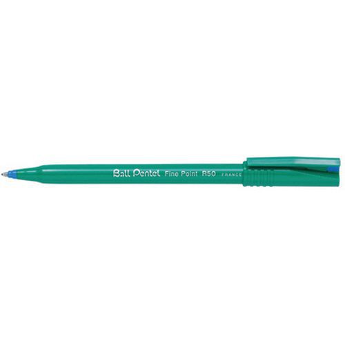 Pentel Roller Encre Ball Pentel R50 Recycology Bleu