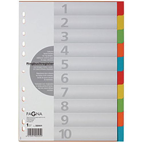 Carton-registre Format A4 10 Pièces 5 Couleurs