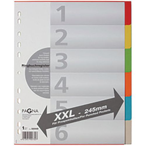 Intercalaires En Carton Format A4 6 Positions Extra