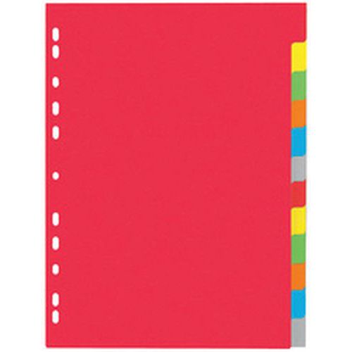Intercalaire Carton A4 12 Touches 6 Couleurs
