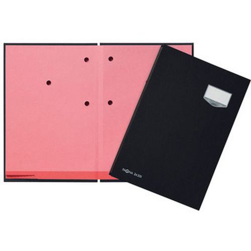 Parapheur de Luxe A4 20 Compartiments Noir