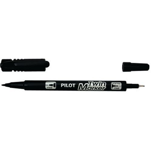 Marqueur Permanent twin Marker Extra Fin Noir
