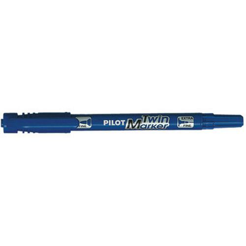 Marqueur Permanent twin Marker Extra Fin Bleu