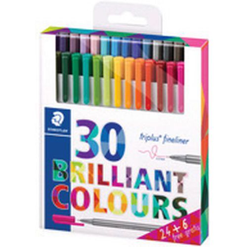 Fineliner Triplus Brilliant Colours Étui De 30