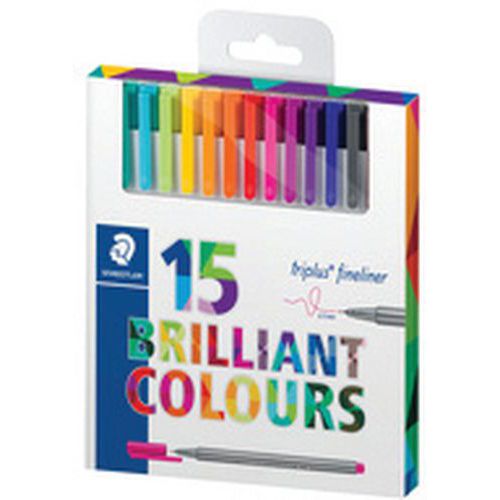 Fineliner Triplus Brilliant Colours Étui De 15