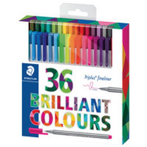 Fineliner Triplus Brilliant Colours Étui De 36