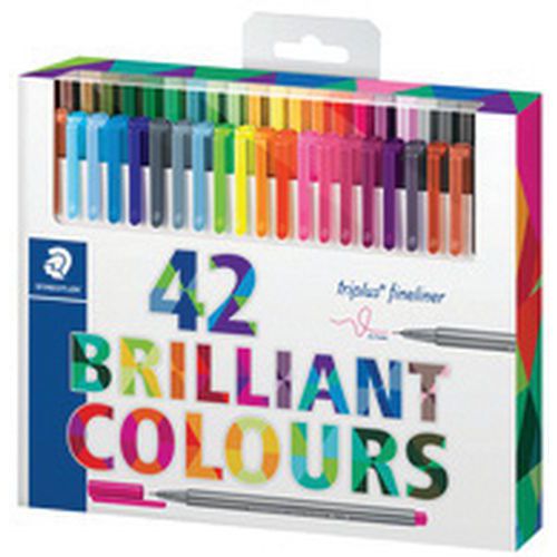Fineliner Triplus Brilliant Colours Étui De 42