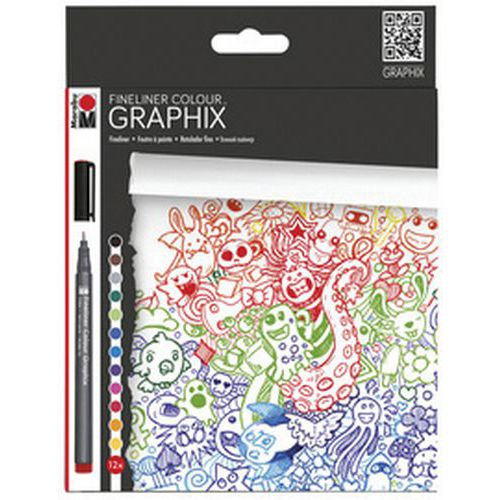 Feutre Fin Colour Graphix doodle Supreme Par 12