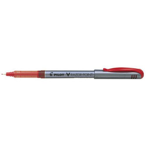 Fineliner V Razor Point Rouge