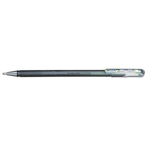 Hybrid Stylo Roller Encre Gel dual Pen Argent