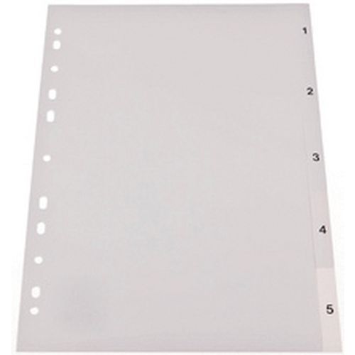 Intercalaires En Plastique Numériques A4