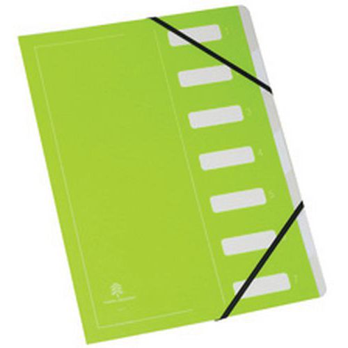 Trieur Série 122 flashy 7 Compartiments Vert