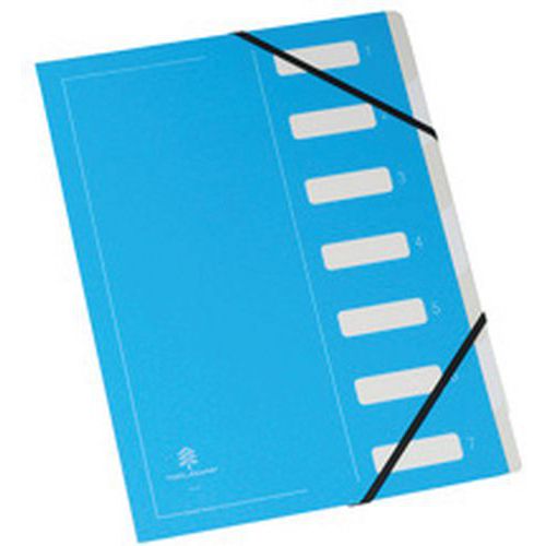 Trieur Série 122 flashy 7 Compartiments Bleu