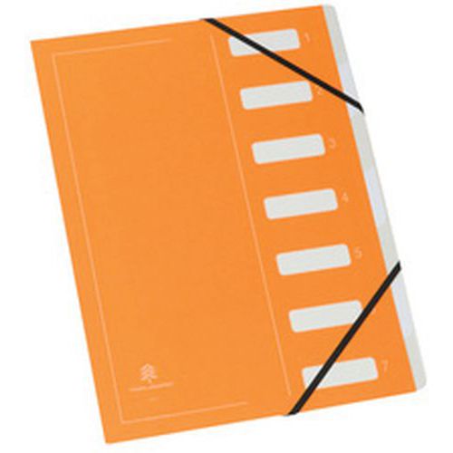 Trieur Série 122 flashy 7 Compartiments Orange