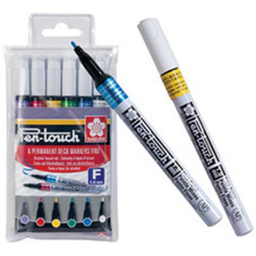 Marqueur Permanent Pen-touch Fin Étui De 6