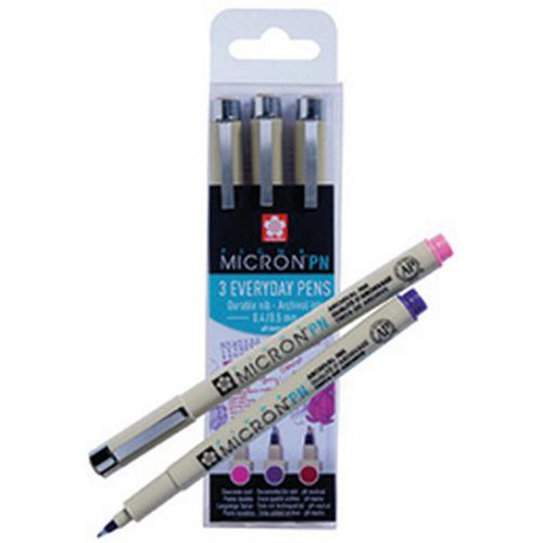 Feutre Fineliner Pigma Micron Pn Kit De 3 Artiste