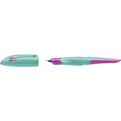 Stylo Plume Easybirdy R Droitier Turquoise/rose