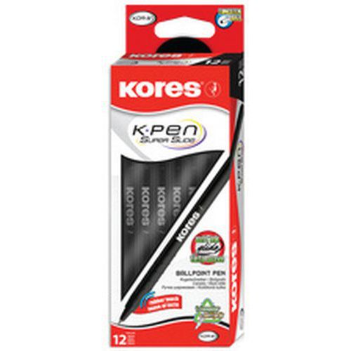 Stylo à Bille Jetable K-pen Super Slide K0 Noir