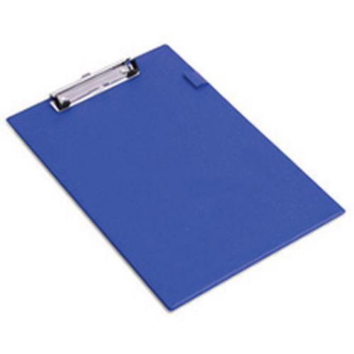Porte-bloc Standard A4 PVC Bleu - Format 210 x 297 mm - Durable et Pratique
