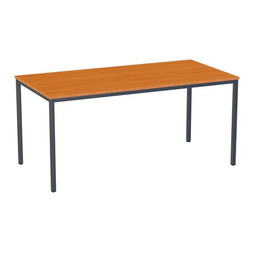 Table À Manger Versys Avec Base Anthracite Ral 7016 160 X 80 X 743 Cm Cerisier