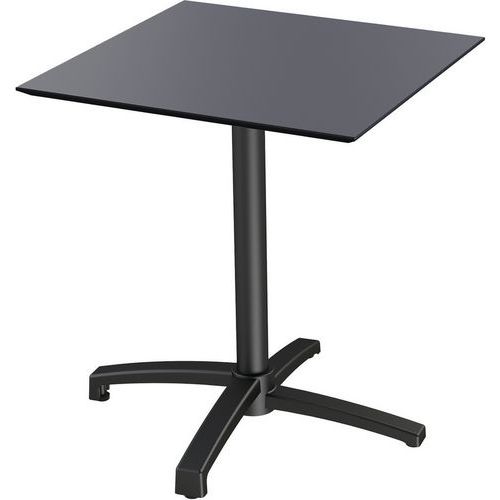 Table De Bistrot Pliable X Cross Ø 70 Noir