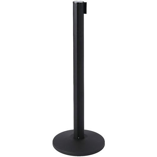 Poteau Aluminium Noir À Sangle Noire 27m