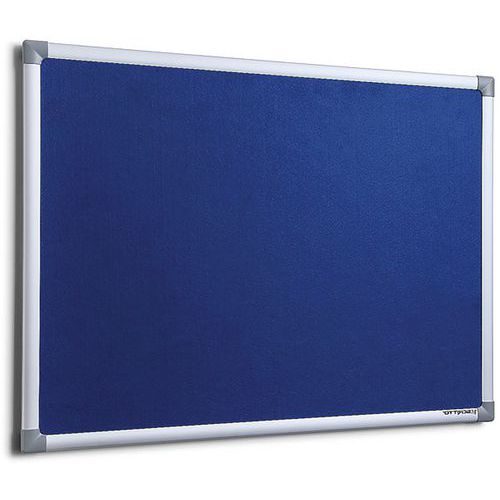 Tableau DÂ´affiche Fond Feutre En Couleur Bleu