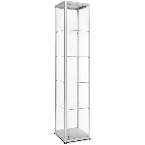 Vitrine Led 1 Porte Ouverture De Face 200x40x40 Cm
