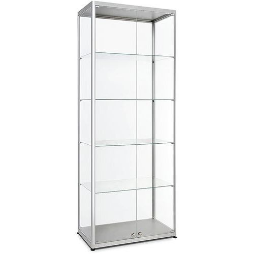 Vitrine D'exposition 2 Portes Ouverture Face Avant