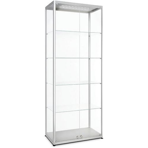 Vitrine Led 2 Portes Ouverture De Face 200x80x40 Cm