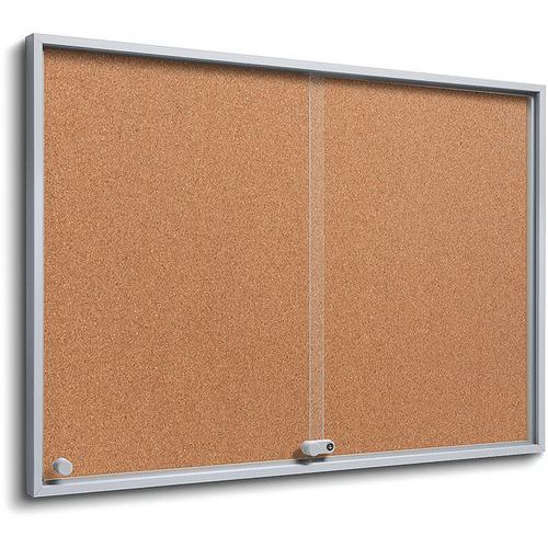 Vitrine d´intérieur fond liège , SLIM Vitrine d´intérieur fond liège , SLIM
