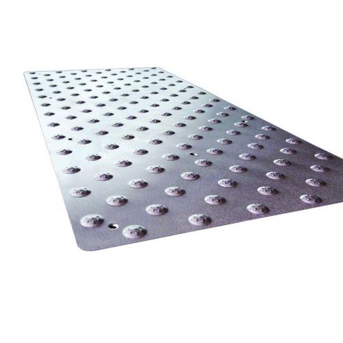 Dalle podotactile intérieure en inox PICOGRIP 420 x 975 mm Dalle podotactile intérieure en inox PICOGRIP 420 x 975 mm