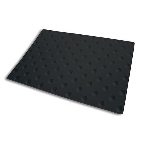 Handinorme - Dalle podotactile intérieure Kelba résine 400x600mm noir - Antidérapant adhésif - Accessibilité handicapé