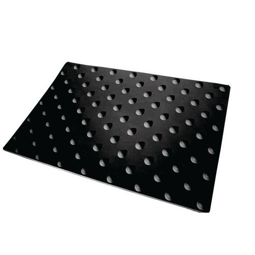 Handinorme - Dalle podotactile KELBEXT extérieure 40x82 cm noir - Résine antidérapante - Accessibilité PMR