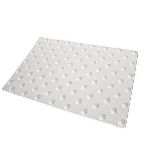 Handinorme - Dalle podotactile KELBEXT extérieure 40x82cm blanc - Résine antidérapante - Accessibilité PMR
