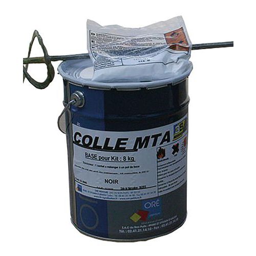 Colle méthacrylique COLOR Gris - Résine 8 kg - Accessibilité handicapé